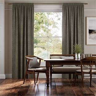 Delphi Chenille Weave Peppercorn Curtains thumbnail image