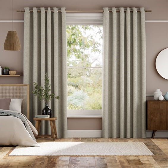 Delphi Chenille Weave Truffle Curtains