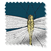 Twist2Go Demoiselle Dragonfly Ink Roller Blind swatch image