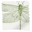 Demoiselle Dragonfly Pine Roman Blind swatch image