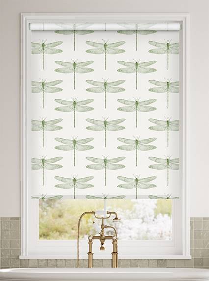 Demoiselle Dragonfly Pine Roller Blind thumbnail image