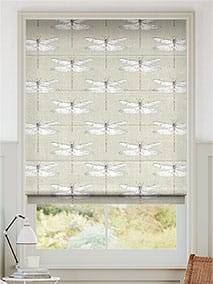 Demoiselle Dragonfly Stone Roman Blind thumbnail image