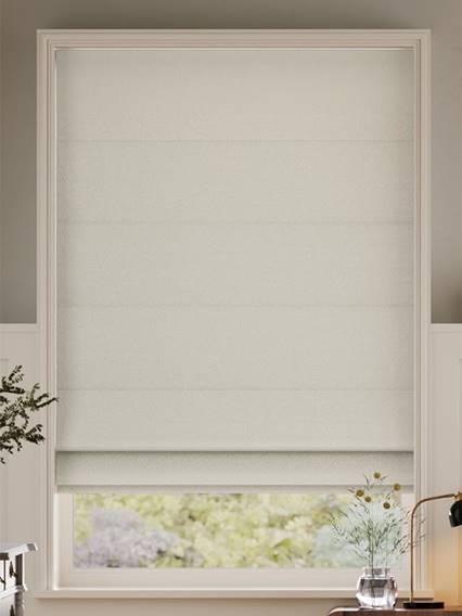 Denver Blackout Feather Grey Roman Blind thumbnail image