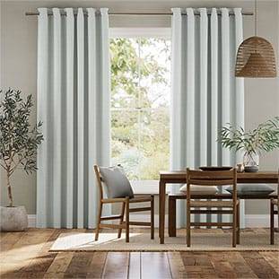 Devon Stripe Dove Curtains thumbnail image