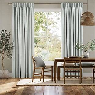 Devon Stripe Dove Curtains thumbnail image