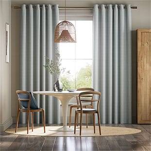 Devon Stripe Ocean Blue Curtains thumbnail image