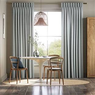 Devon Stripe Ocean Blue Curtains thumbnail image