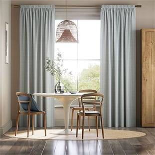 Devon Stripe Ocean Blue Curtains thumbnail image