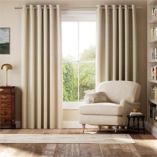 Devon Stripe Sand Curtains thumbnail image