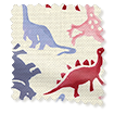 Dinosaurs Pink Roller Blind swatch image