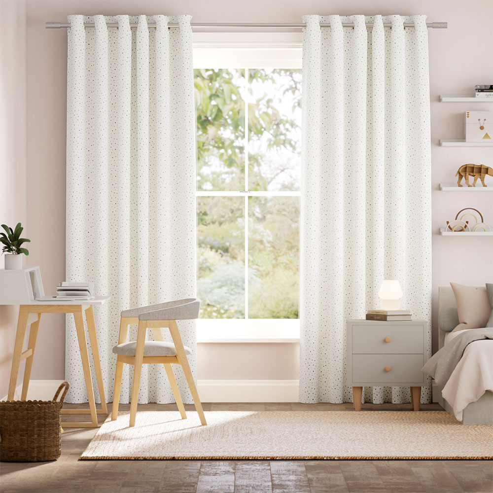 Ditsy Dots Blossom Curtains thumbnail image