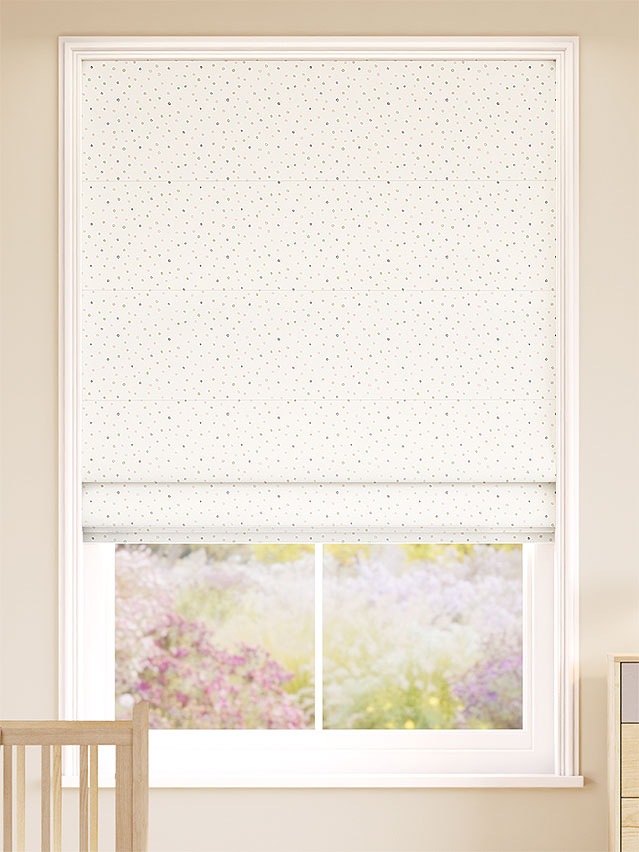 Ditsy Dots Blossom Roman Blind thumbnail image