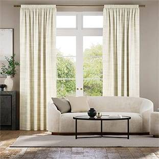 Dorchester Velvet Cream Curtains thumbnail image