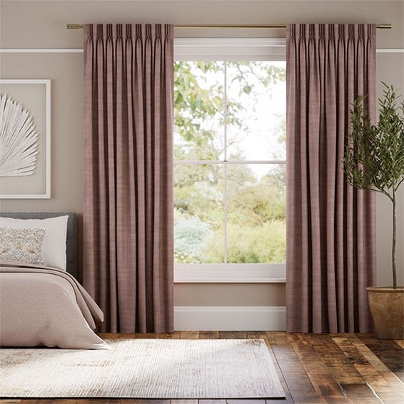 Dorchester Velvet Dusty Rose Curtains