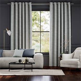 Dorchester Velvet Grey Curtains thumbnail image