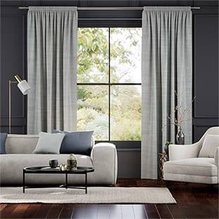 Dorchester Velvet Grey Curtains thumbnail image