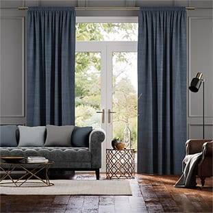 Dorchester Velvet Sapphire Curtains thumbnail image