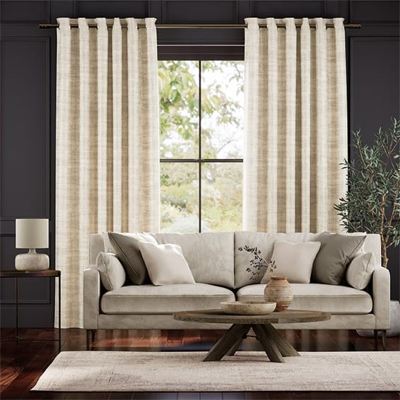 Dorchester Velvet Vanilla Curtains