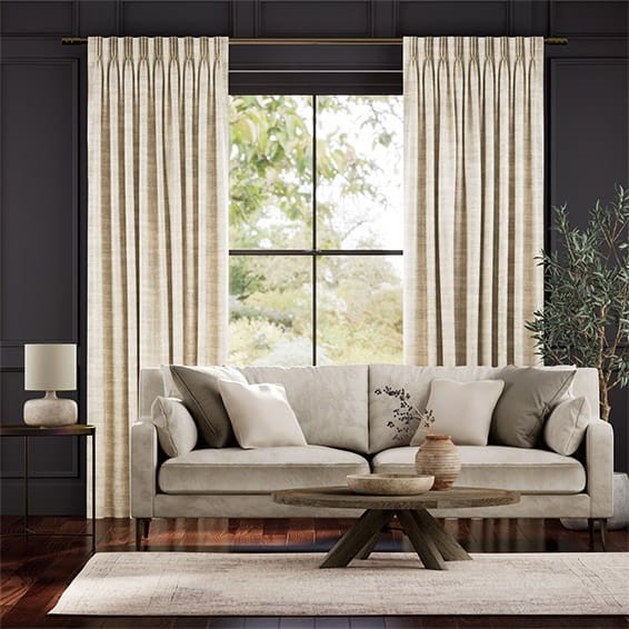 Dorchester Velvet Vanilla Curtains