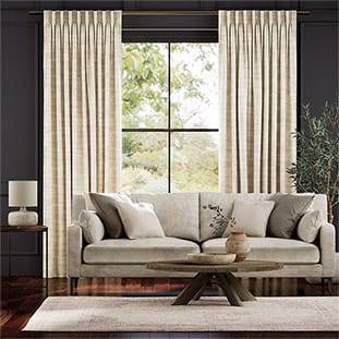 Dorchester Velvet Vanilla Curtains thumbnail image