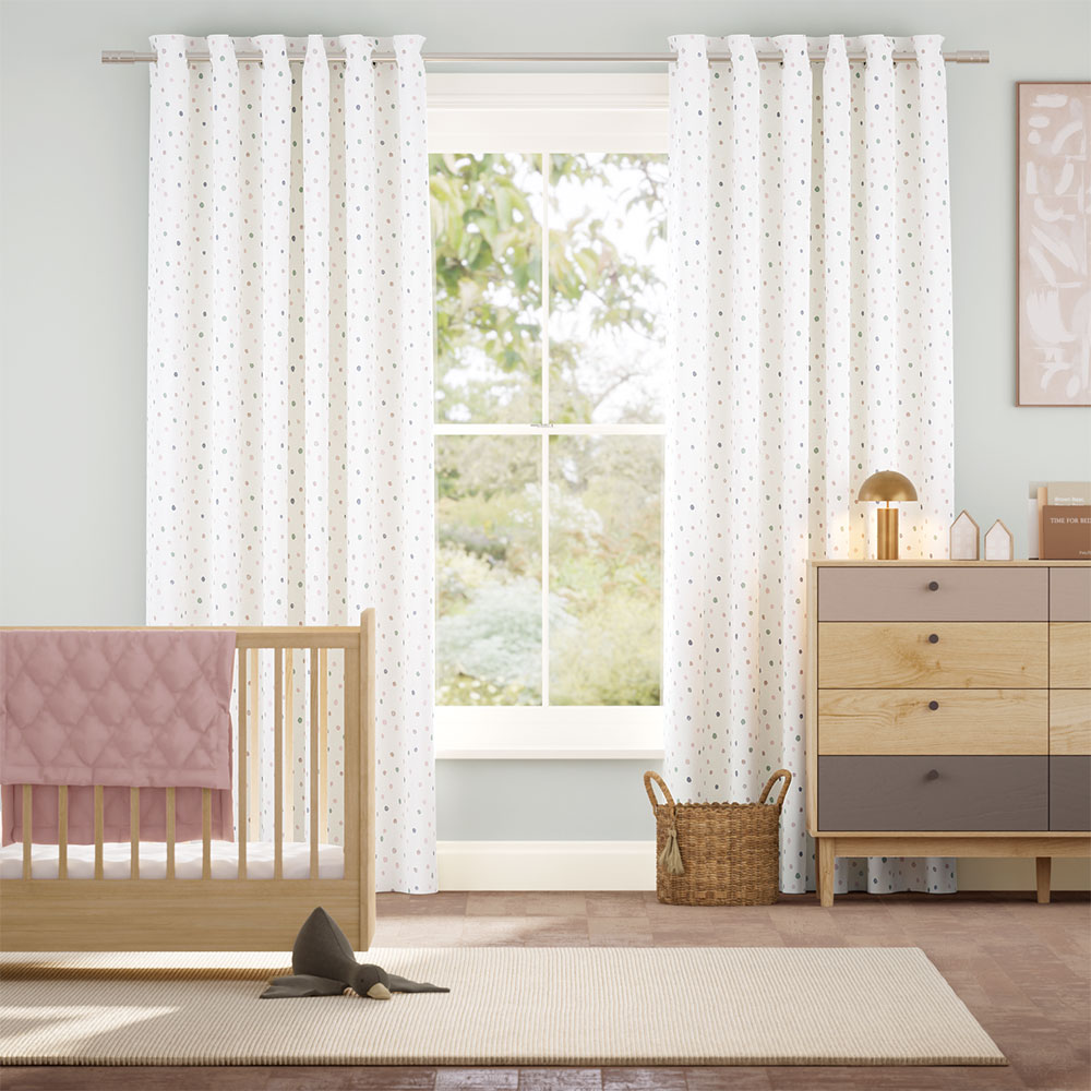 Dotty Dots Blossom Curtains thumbnail image