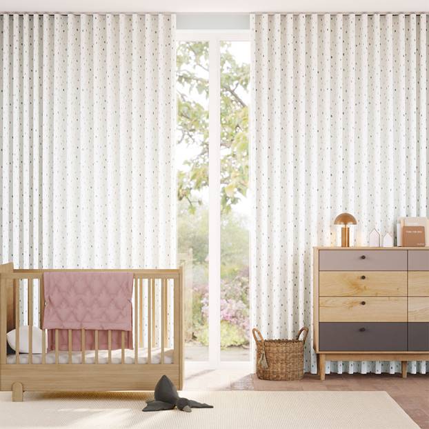 Dotty Dots Blossom Curtains thumbnail image