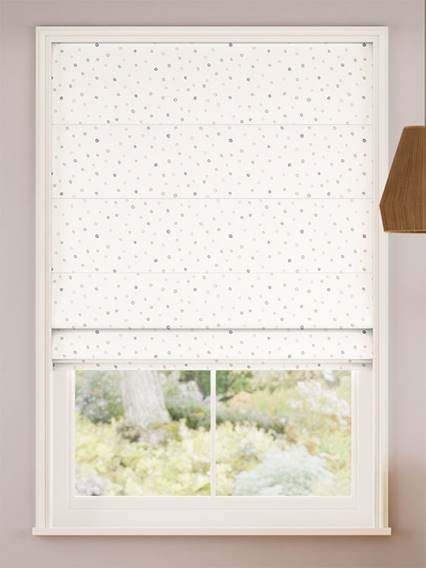 Dotty Dots Blossom Roman Blind thumbnail image