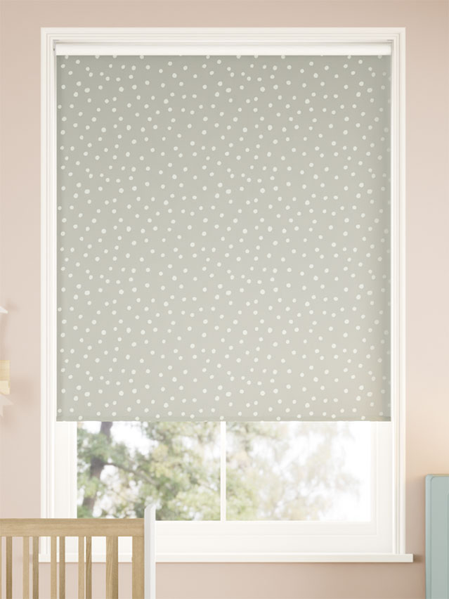 Twist2Go Dotty Dots Dove Roller Blind thumbnail image