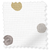 Dotty Dots Gold Roman Blind swatch image