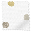 Dotty Dots Gold Roller Blind swatch image