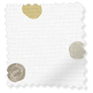 Twist2Go Dotty Dots Gold Roller Blind swatch image