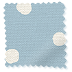 Dotty Dots Sky Blue Curtains swatch image