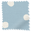 Dotty Dots Sky Blue Roman Blind swatch image