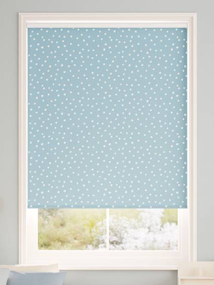 Twist2Go Dotty Dots Sky Blue Roller Blind thumbnail image