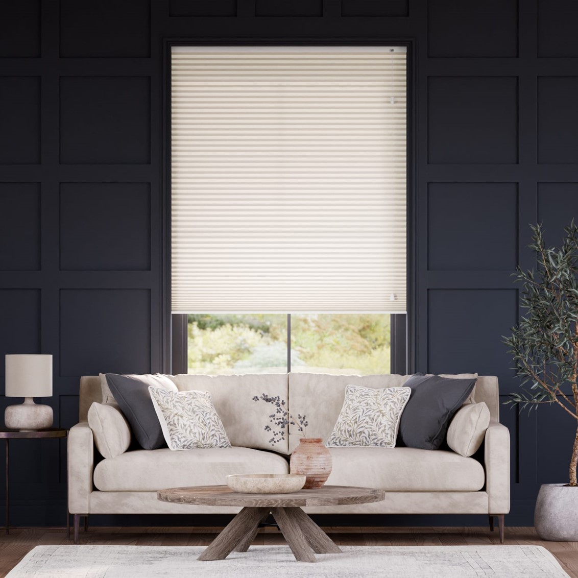 Double DuoLight Ivory  Thermal Blind