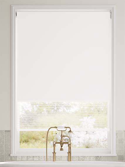 Double Roller Alia Chalk Double Roller Blind thumbnail image