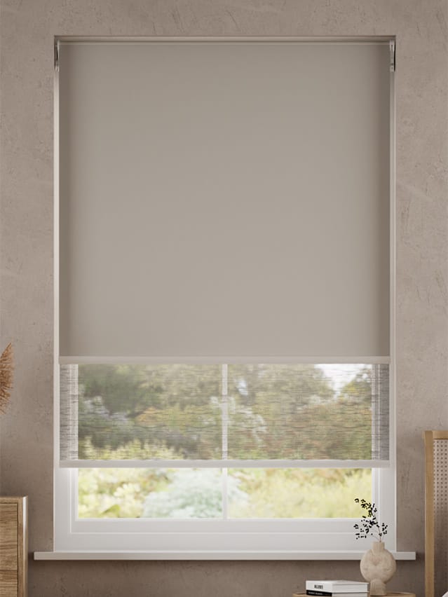 Double Roller Alia Cliff Grey Double Roller Blind thumbnail image