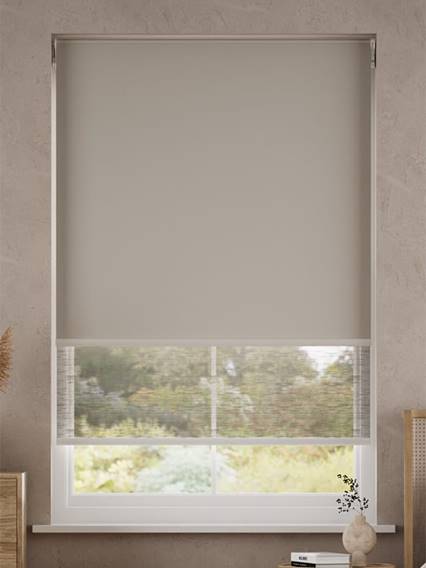 Twist2Go Double Roller Alia Cliff Grey Double Roller Blind thumbnail image