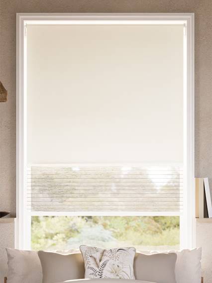 Double Roller Alia Limestone Double Roller Blind thumbnail image