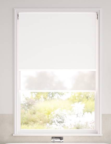 Twist2Go Double Roller Atom Pure White Double Roller Blind thumbnail image