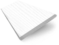 Electric Dove White Wooden Blind - 50mm Slat sample image