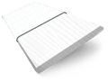 Electric Dove White & Snow Wooden Blind - 50mm Slat sample image