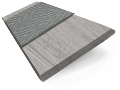 Dover Grey & Grey Wooden Blind swatch image