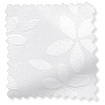 Drifting Leaf Snow White Vertical Blind swatch image