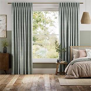 DuJour Velvet Duck Egg Curtains thumbnail image