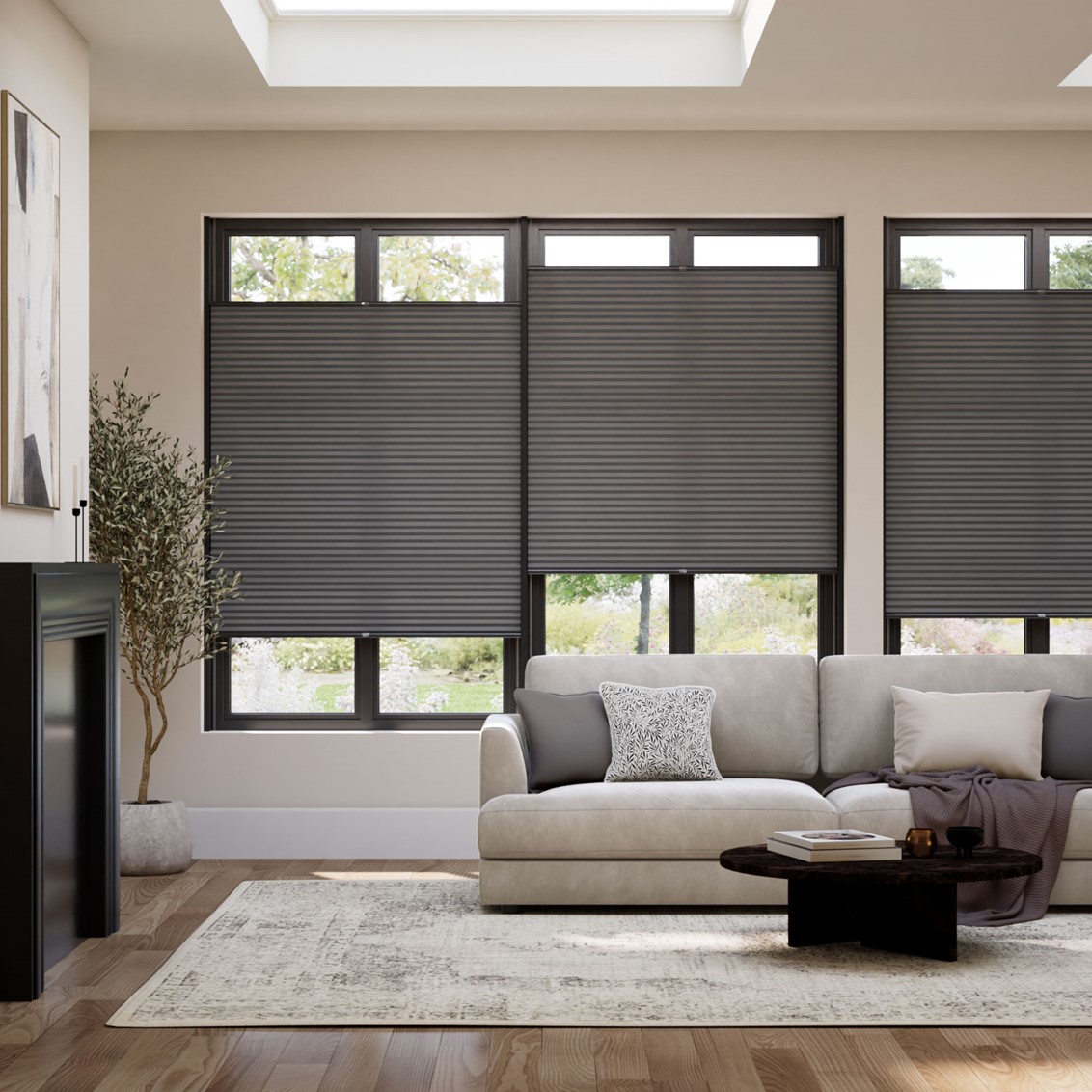 DuoLight Anthracite  EasiFIT Thermal Blind