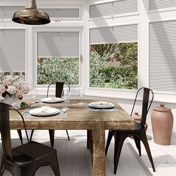 PerfectFIT DuoLight Ash Grey  Thermal Conservatory Blind