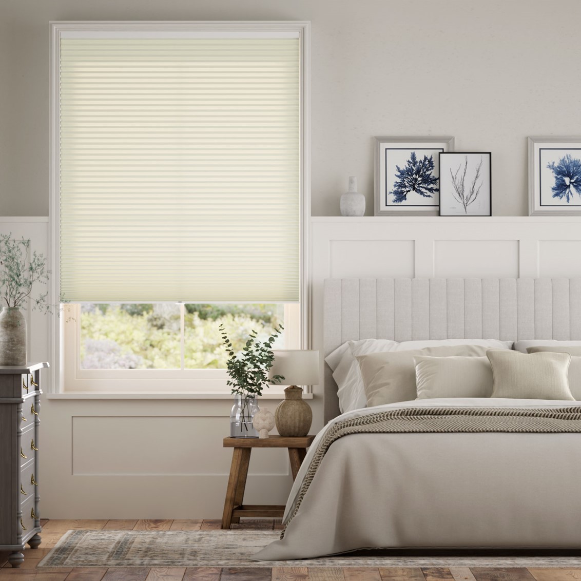 DuoLight Cordless Clotted Cream Thermal Blind