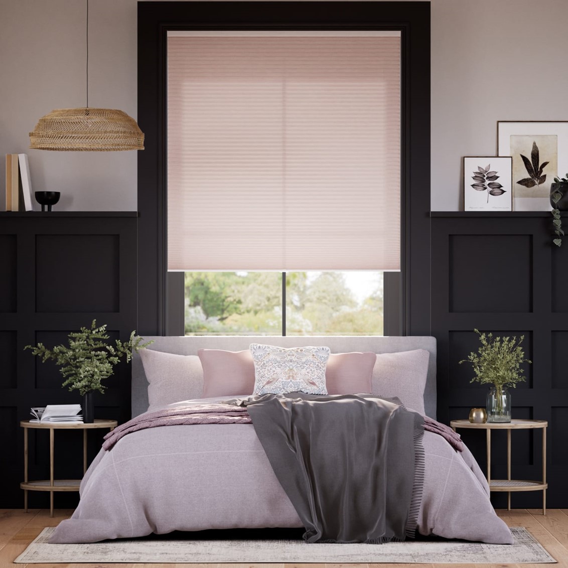 DuoLight Cordless Dusky Pink Thermal Blind