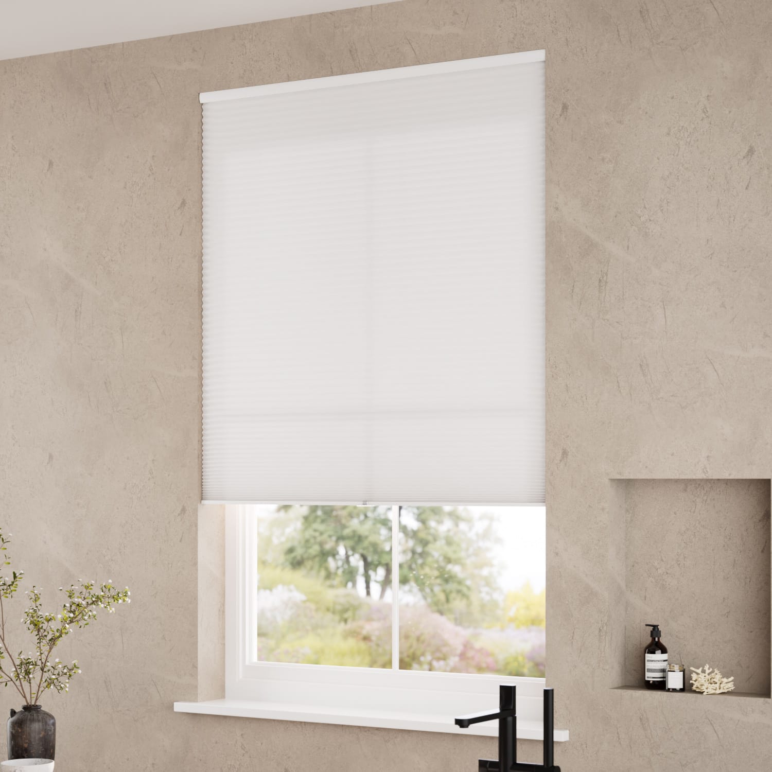 DuoLight Cordless Grey Thermal Blind